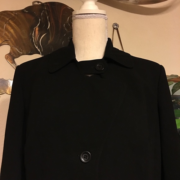 Metro Style black collared jacket NWOT 8 - Picture 5 of 7